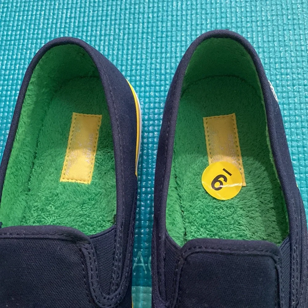 Sperry Top Sider Brooks Brothers  Love Men’s Blue Low Top Slip On Shoes Size 9 - Picture 2 of 8